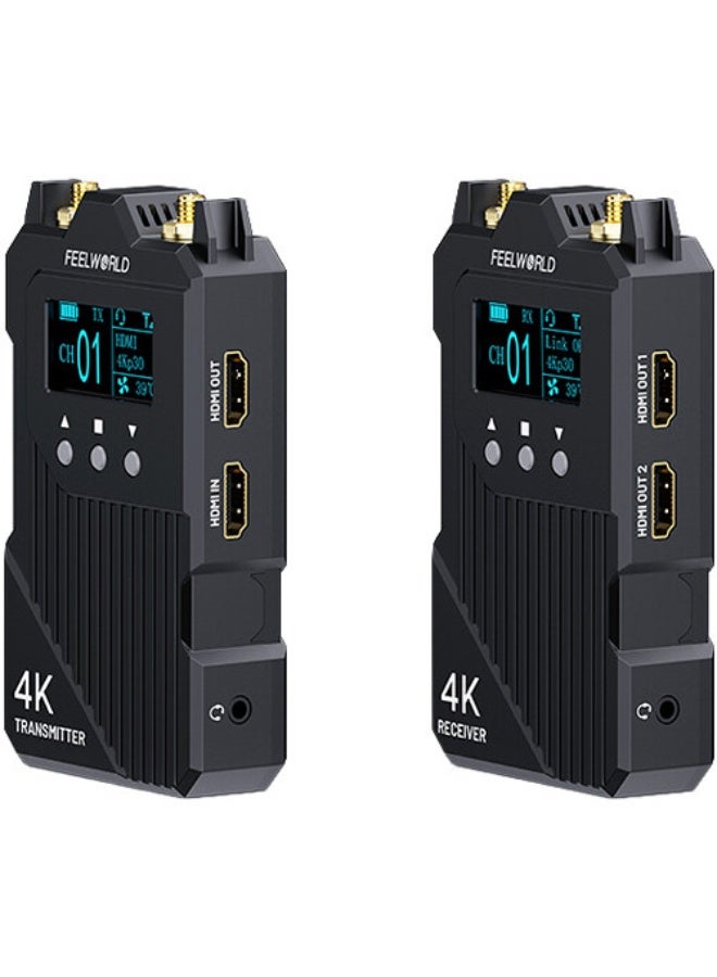 FeelWorld WT1H 1000' HDMI Wireless Video Transmission System with Intercom - Image 1